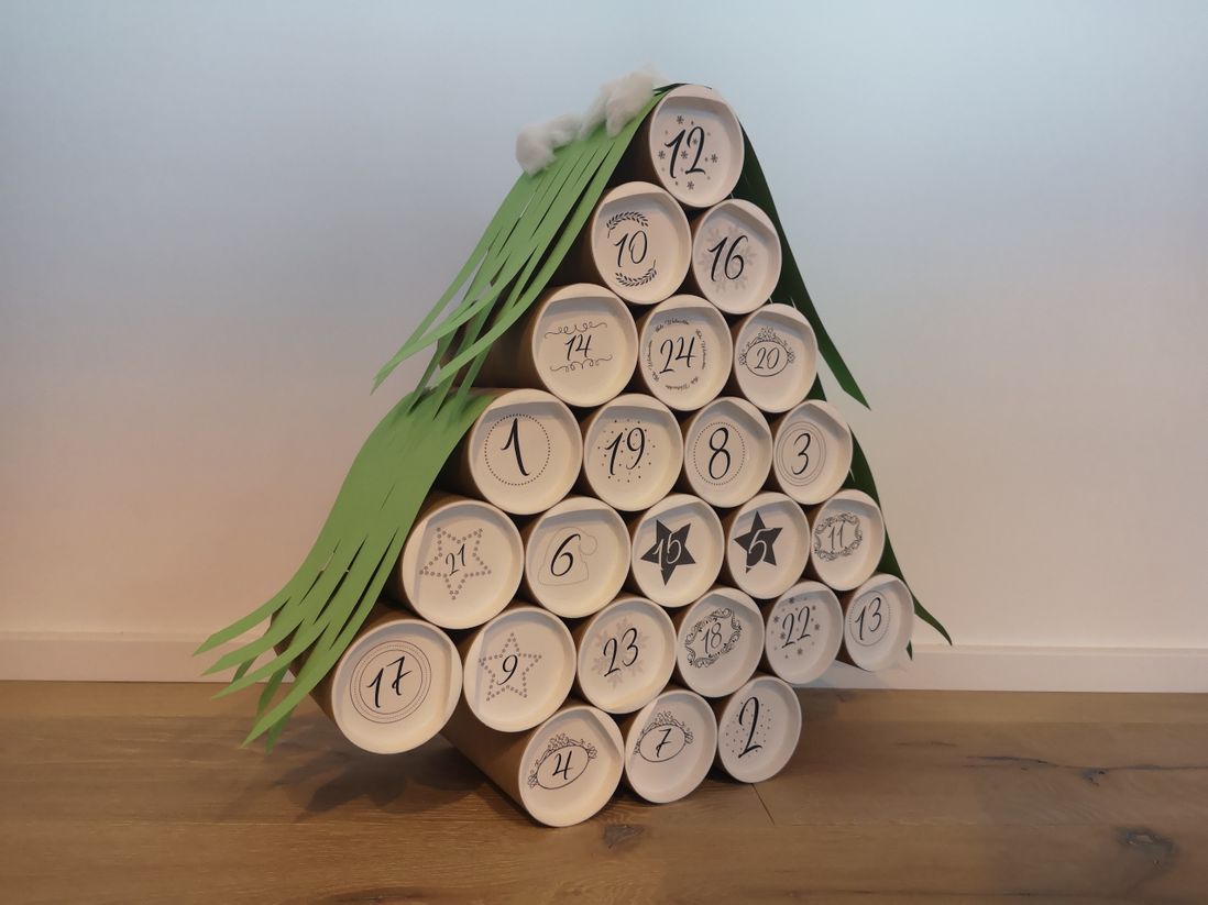 Adventskalender zum selbst basteln